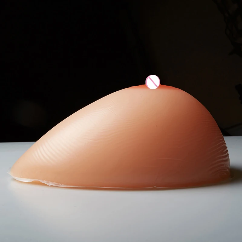 Лидер продаж искусственная силиконовая клейкая форма груди большая подкладки