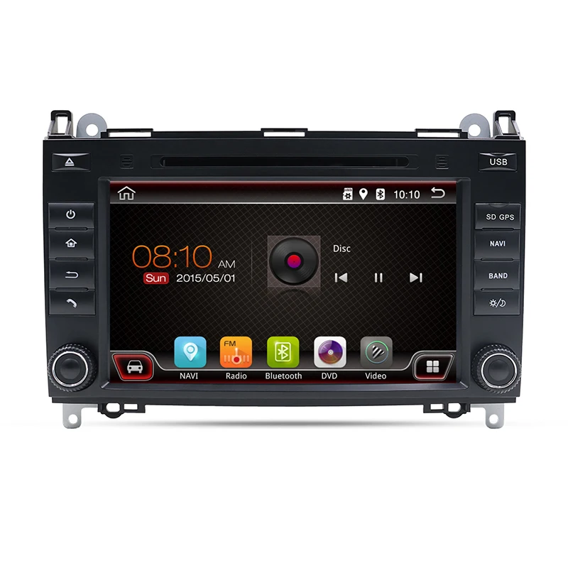 Android 7 1 2din автомобильное радио для машины мультимедийный DVD Mercedes Benz B200 A B класс W169