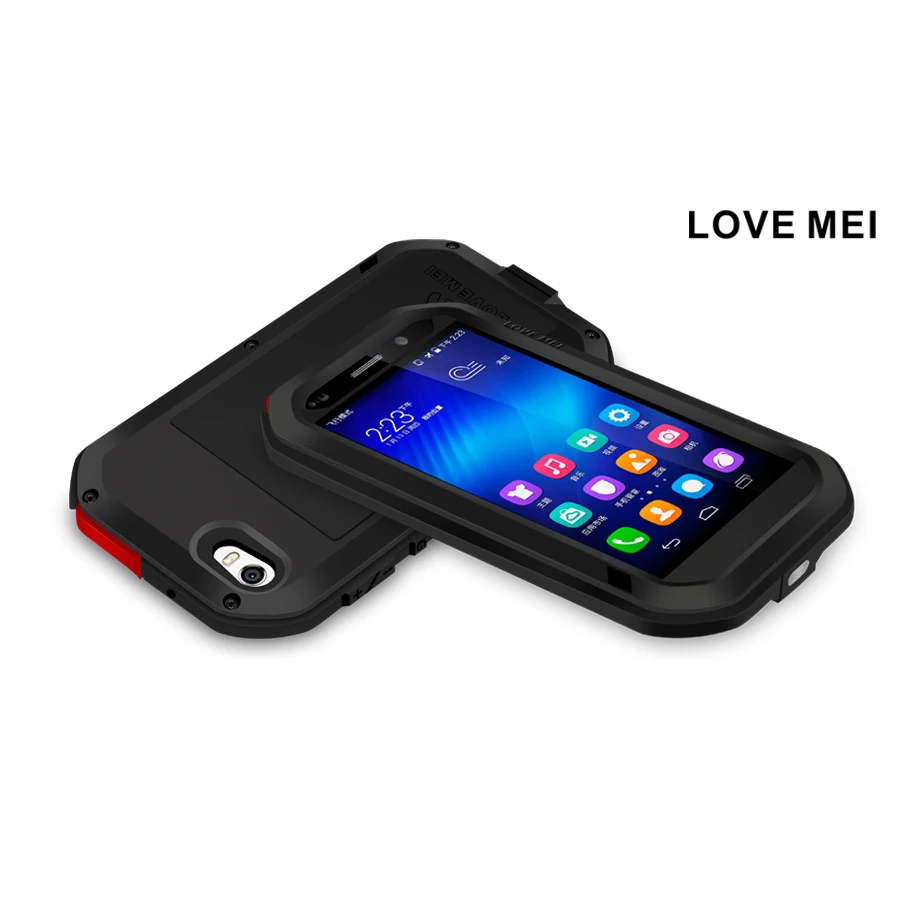 LOVE MEI для Huawei P10 Plus mate 20 Lite mate 8 P9 мощный противоударный грязестойкий водонепроницаемый металлический чехол для телефона стекло