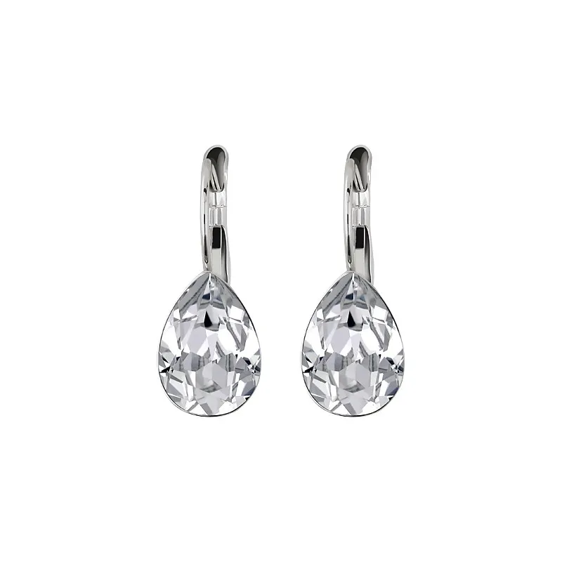 Милые серьги подвески Ms betti с кристаллом в форме груши от swarovski 2019 подарок на день