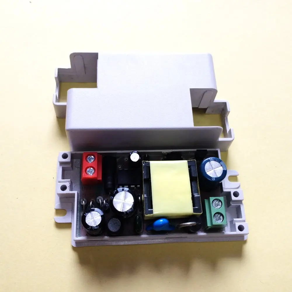 50 шт./лот DC12V1A 12 Вт Мини Ультратонкий компактный блок питания для светодиодного