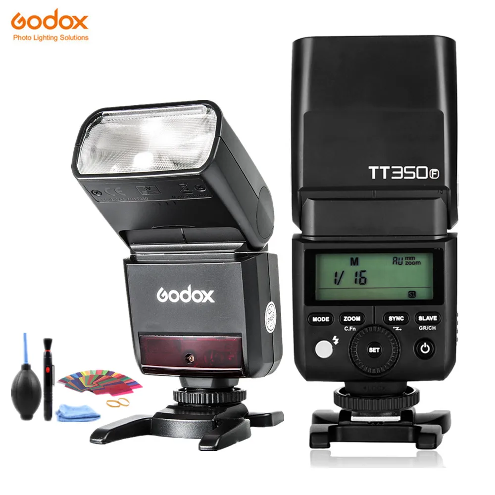 Вспышка Godox TT350F Mini Speedlite для Fujifilm X-T20 TTL HSS GN36 1/8000S 2 4G Беспроводная