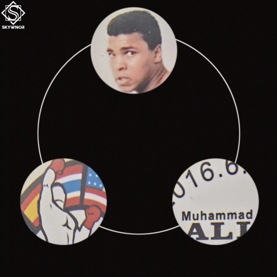 1942 2016 Muhammad Ali Известный США бокс игра Сувенир Монета W/роскошная коробка для