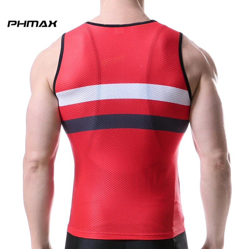 Велосипедное нижнее белье PHMAX Pro базовый слой без рукавов быстросохнущая рубашка