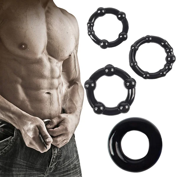 3 шт Силиконовые Кольца для пениса Задержка эякуляции взрослых игрушки