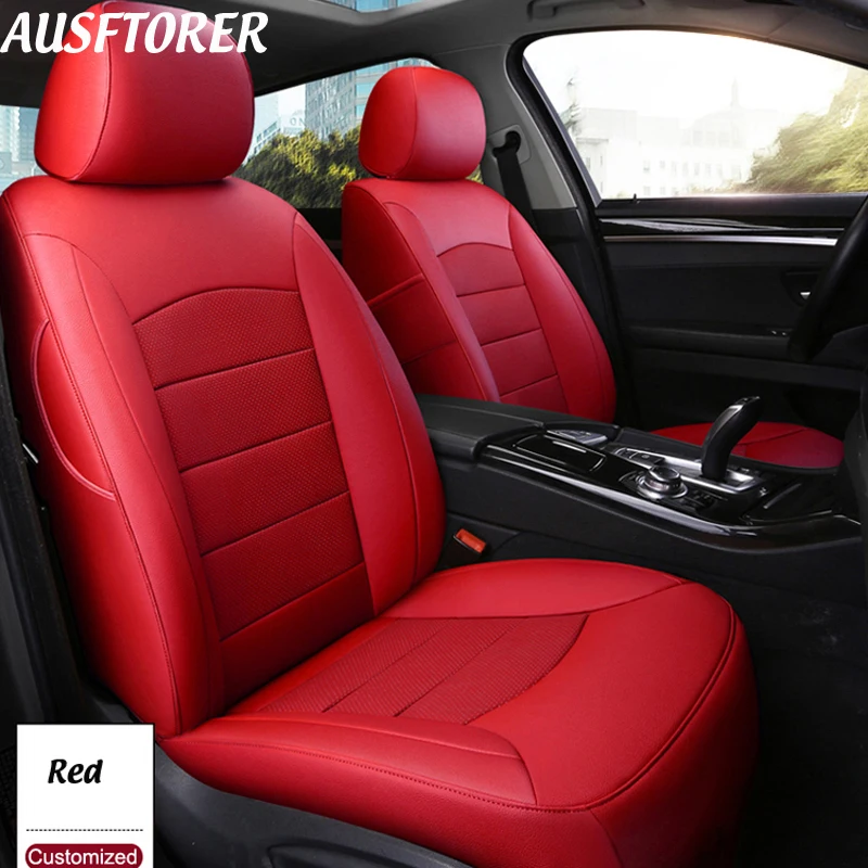 Ausftorer чехлы из натуральной кожи сиденья для Infiniti FX35 FX37 FX45 сиденья аксессуары коровьей автомобильные подушки для сидений 15 шт