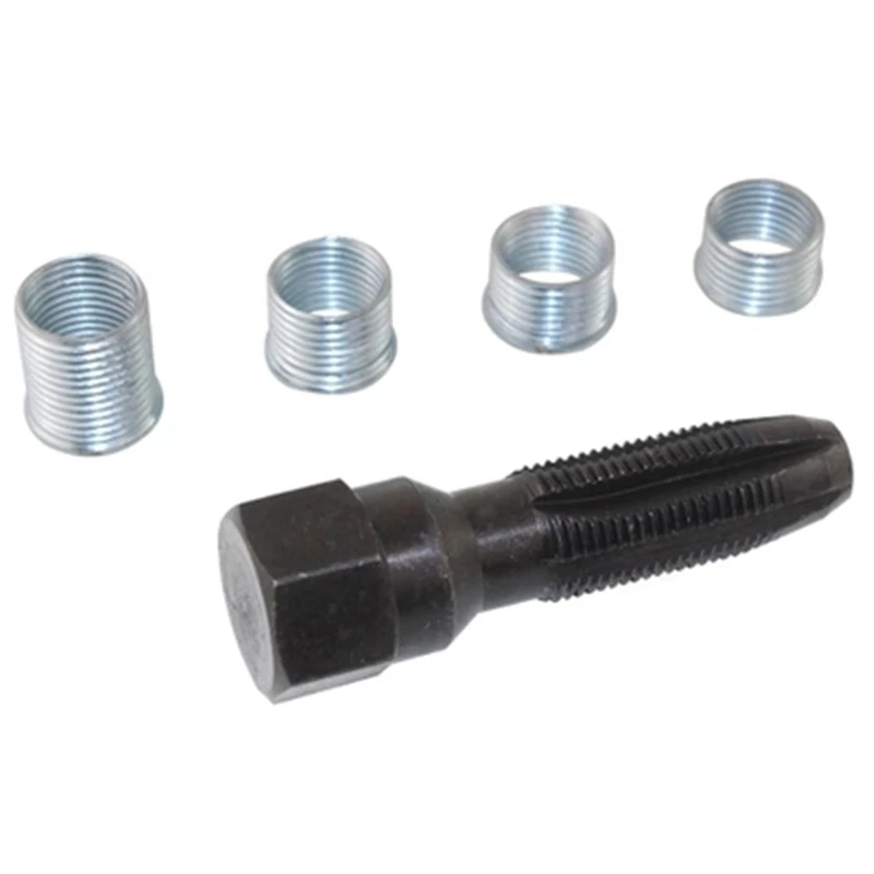 

14mm Spark Plug Re-thread Rethread Rethreader Repair Tap Tool Reamer Inserts Kit