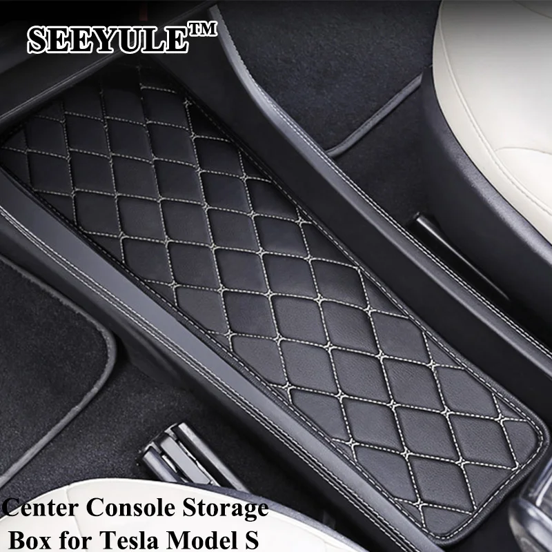 

1 шт., декоративный коврик для консоли Tesla Model S