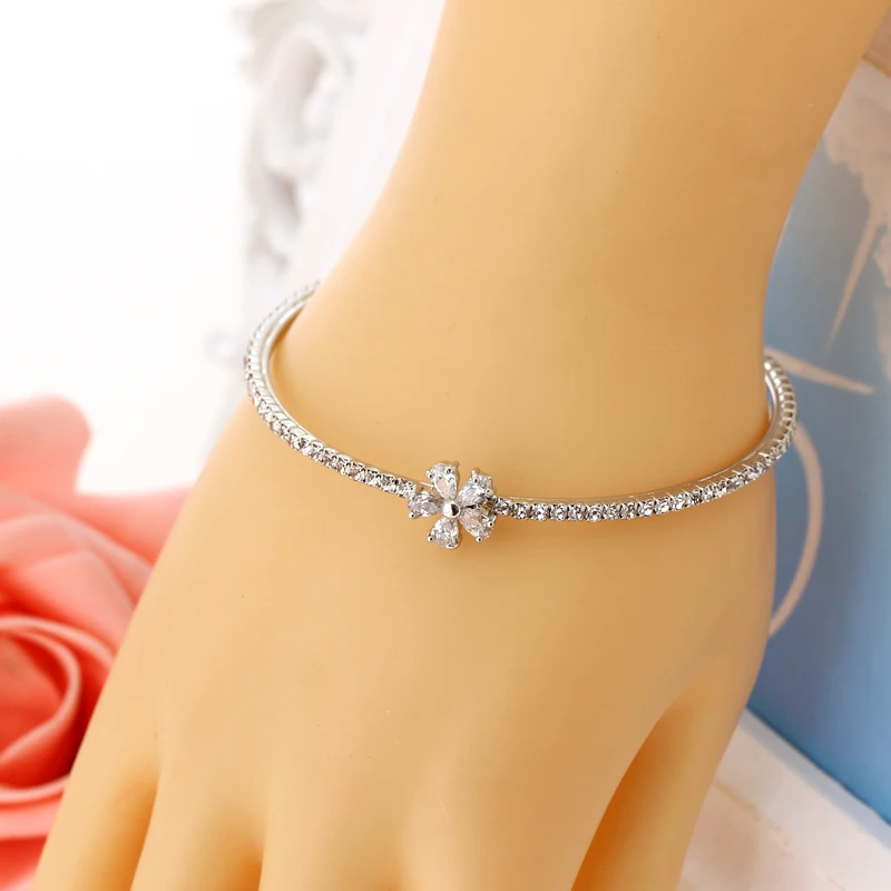 Женский Романтический Браслет манжета MINHIN свадебное Ювелирное Украшение|bracelet