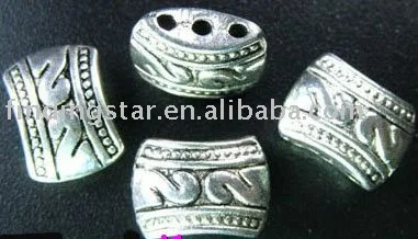 150 шт. тибетские серебряные промежуточные бусины с 3 отверстиями A29 | Украшения и