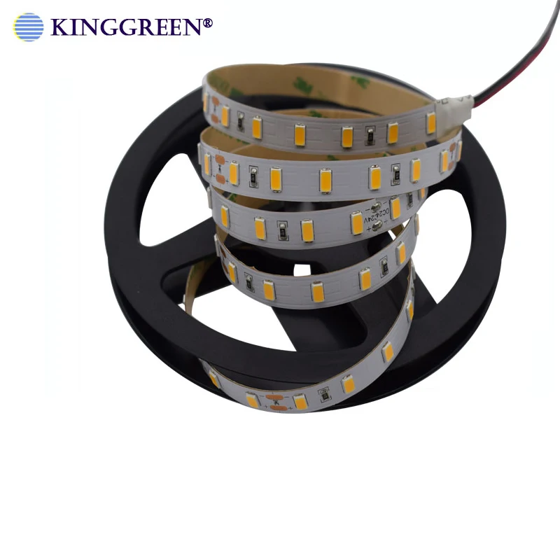 Высокий CRI> 90 DC24V гибкий 5630SMD светодиодный светильник 72 светодиодный/м 5 м/рулон теплый белый холодный белый натуральный белый светодиодный светильник