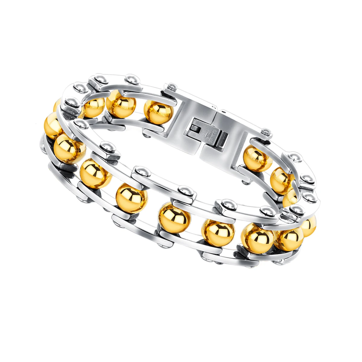 Браслет LASPERAL в стиле панк широкий из нержавеющей стали 316 браслет 2018