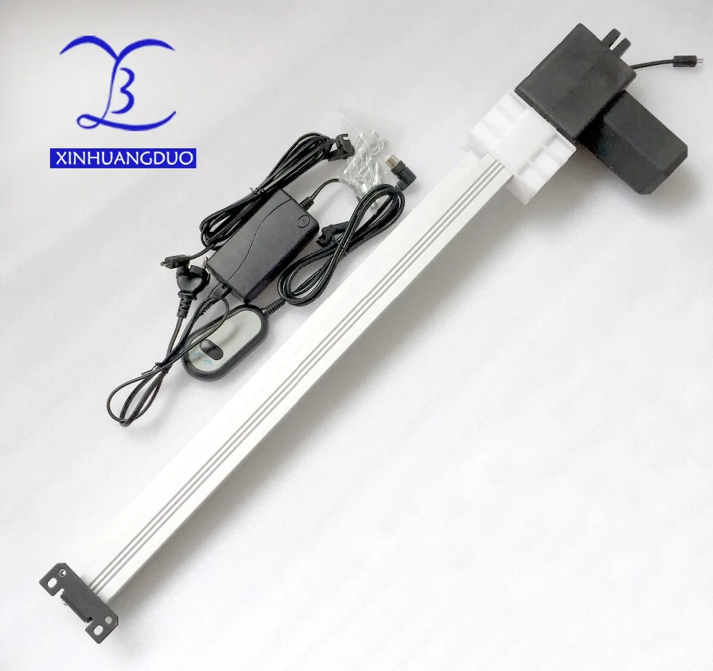 

800mm 32inchstroke slider block Electric linear actuator motor DC24V 20mm/s Heavy Duty Push 150Kg health bed TV lift+controller