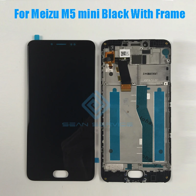 Для MEIZU M5 Мини ЖК-дисплей с сенсорным экраном дигитайзер сборка Замена рамкой 5 2
