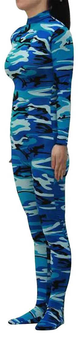 

Camouflage Navy Sexy Unisex Skin Spandex Zentai Dancewear Catsuit without Hood Halloween Party Cosplay Zentai suit