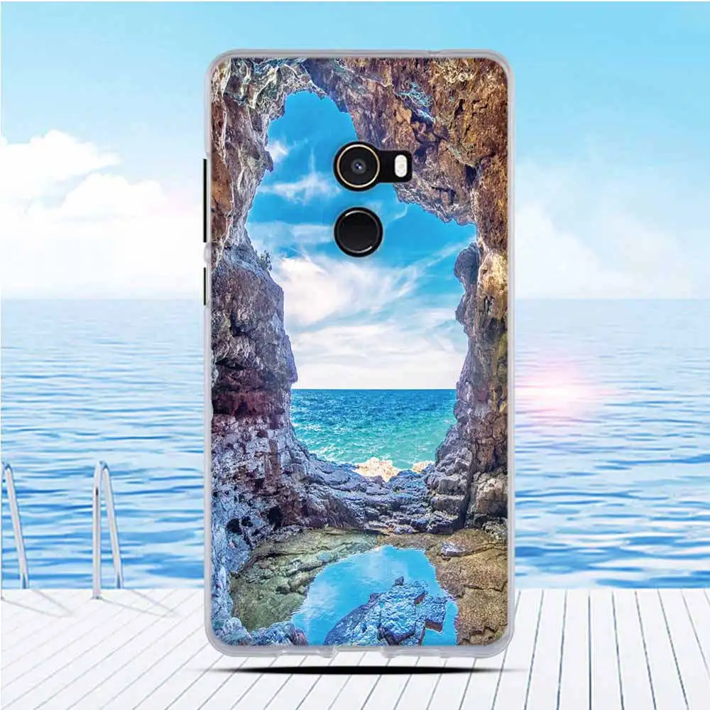 For Xiaomi Mi Mix 2 Case Cover for Evo Pattern Soft Silicone Coque Mix2 EVO 5.99&quot | Мобильные телефоны и аксессуары