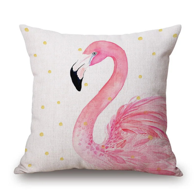 CUSCOV cute animal elk linen sofa cushion cover home decoration pillowcase fashion 45*45CM car seat pillow | Дом и сад
