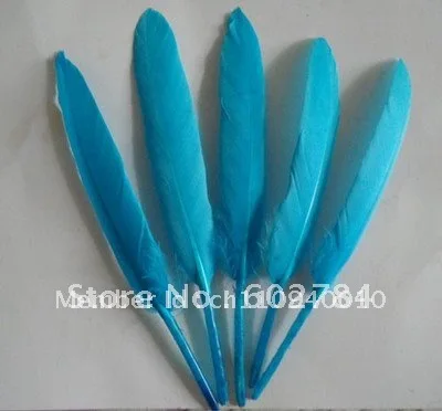 

Wholesale colorful goose feathers 1000pcs/lot mix 3 color 4-6 inches 10-15cm geese feathers for party performance Free Shipping