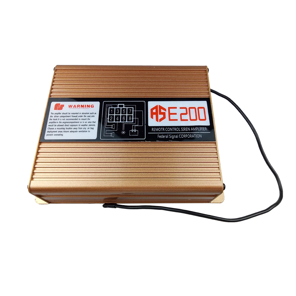 Автомобиль Предупреждение полицейская сирена Беспроводной ручной 200 Вт DC12V PA