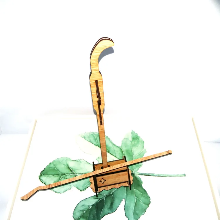 3D Деревянный Китайский инструмент Пазлы китайский Erhu DIY модель сборки щипковые