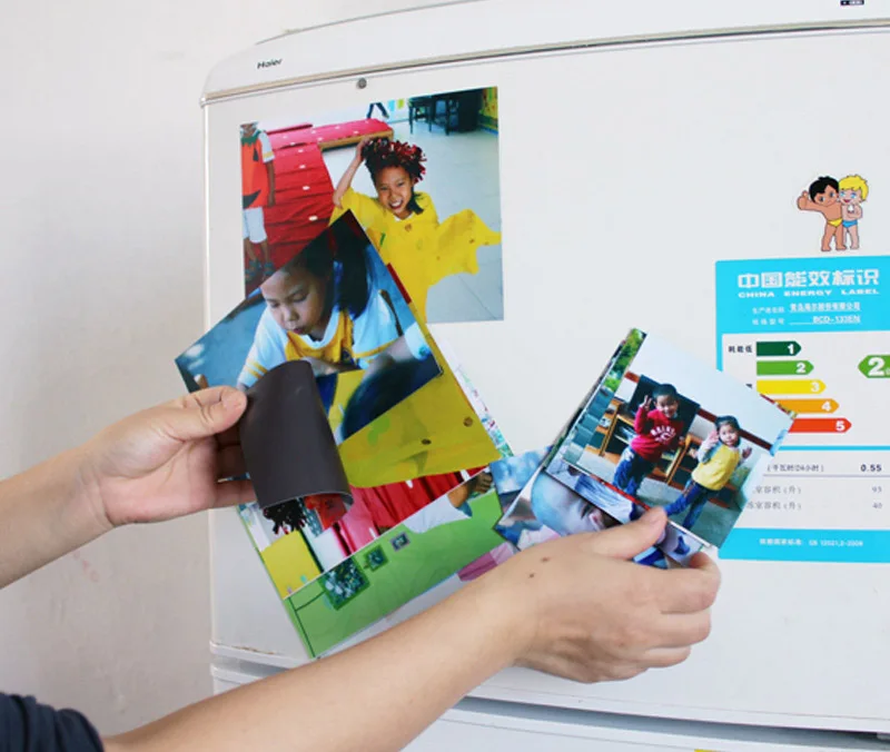 

A4 Size Magnetic Photo Paper , Matt Inkjet Magnetic Paper 5pcs / lot