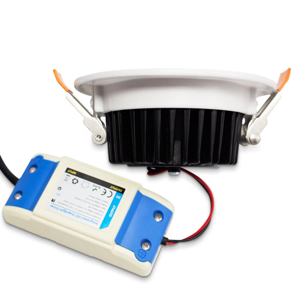 

ZIGBEE ZLL RGBCCT RGB LED Downlight Smart APP Controller AC 110V 220V 230V Dimmable 6W 9W 12W LED Light Bulb Work with Echo Plus