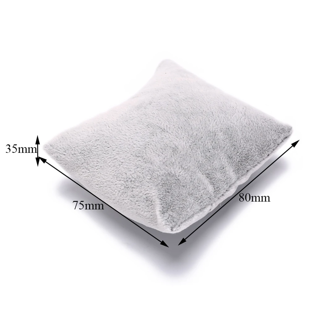 5 шт. серый бархатный и хлопковый браслет подушка для часов держатель ювелирных