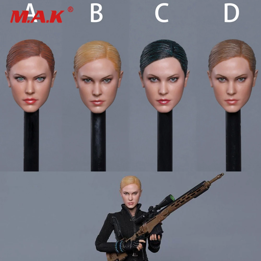 Коллекционная GC022 1/6 весы Красота Европейский женский убийца голова резьба с