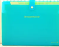 blue 32X24CM 4 цвета, водонепроницаемый, A4, пластиковый, расширяющийся файл, Сумка для документов, сумка, для школы, карман, аккордеон, kawaii, держатель для папок, Органайзер - Цвет: blue 32X24CM