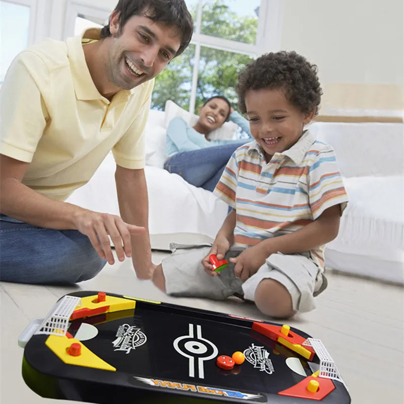 Настольная битва 2 в 1 футбольный и хоккейный Настольный мяч мини футбольная