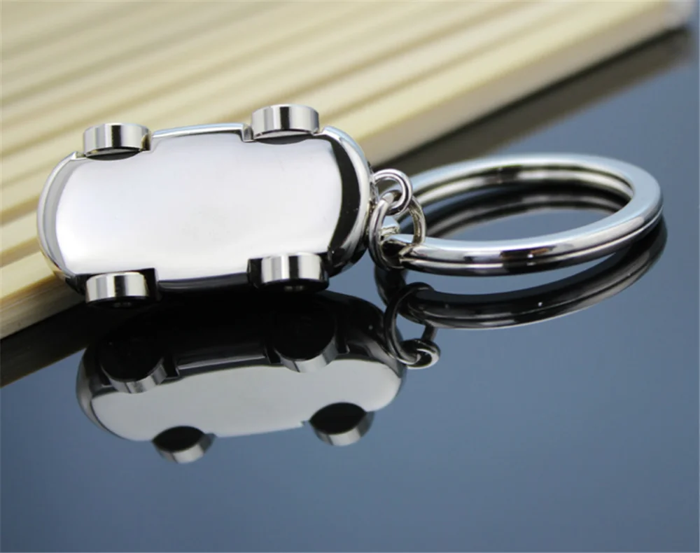 Цепочка для ключей в форме автомобиля suv однотонная четырехколесная модель