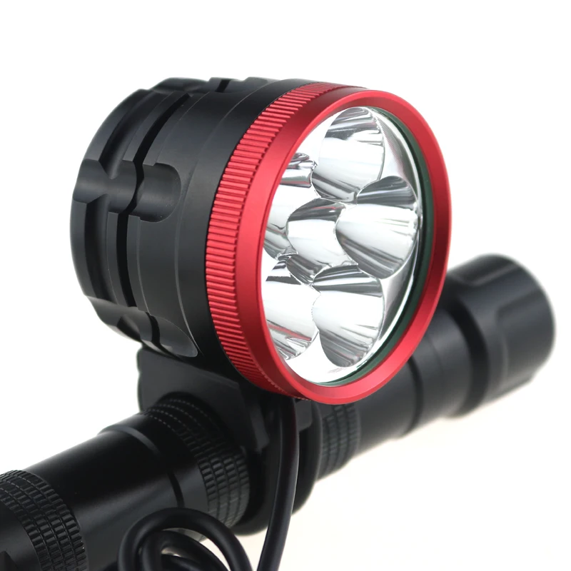 Фонарь для горного велосипеда 8000LM 6x Cree XM L T6 светодиодная велосипедная фара