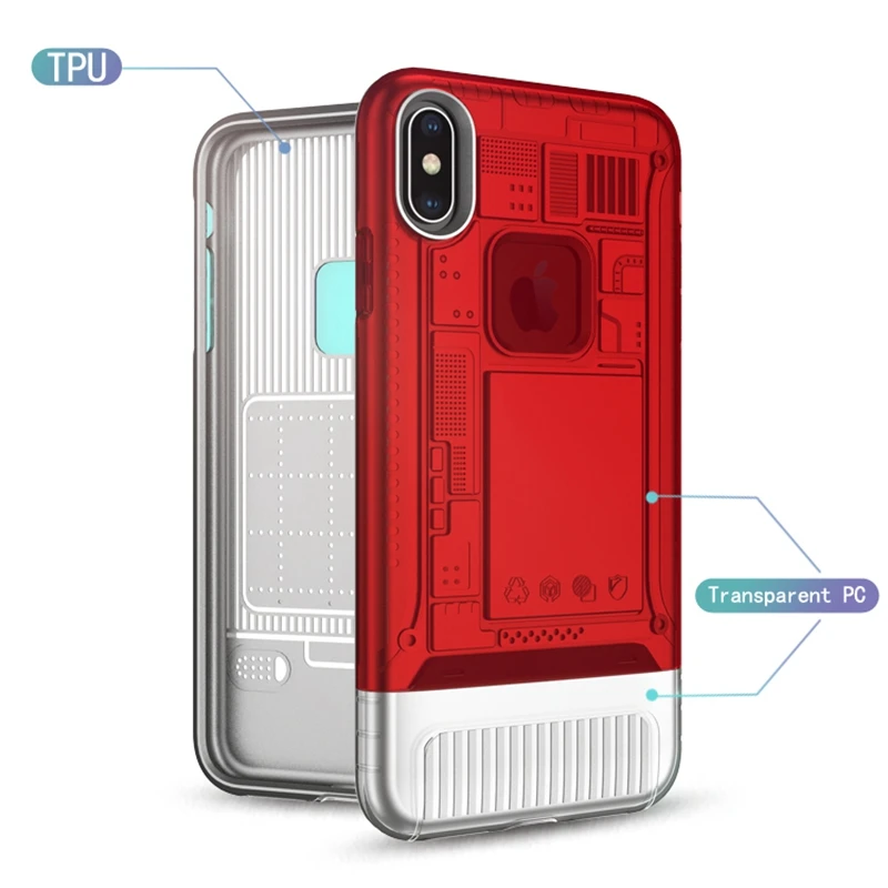 Для iphone xs max чехол прозрачный PC + TPU задняя крышка для X XS XR идеальный подходящий