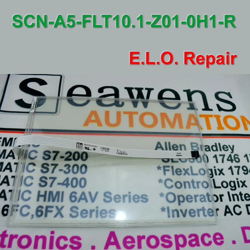 

SCN-A5-FLT10.1-Z01-0H1-R ELO Touch Screen Glass for HMI & Industrial Panel repair~do it yourself,New & Have in stock