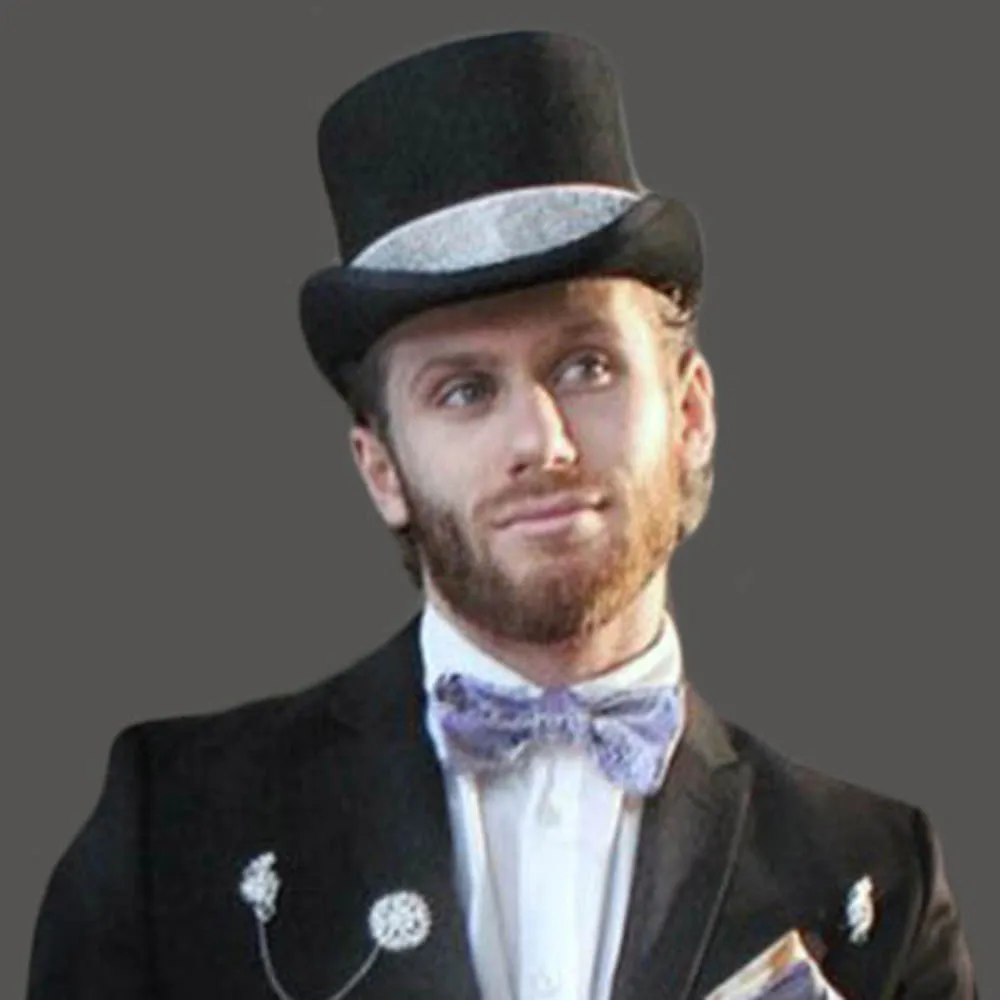 Топ 13 5 см 4 размера шерсть стимпанк для женщин и мужчин FedorasTop шляпа мага Mad Hatter Fodora