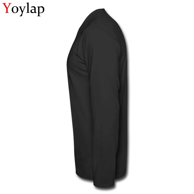 Новый дизайн футболки с рисунком гриба мужские хлопковые длинным рукавом