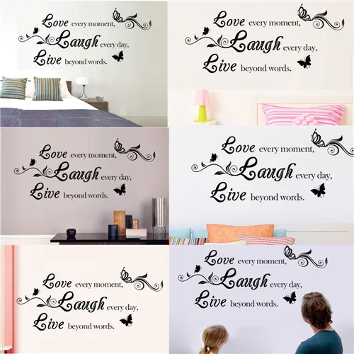 Домашний декор из винила наклейка s Love Quotes настенные стикеры DIY Искусство