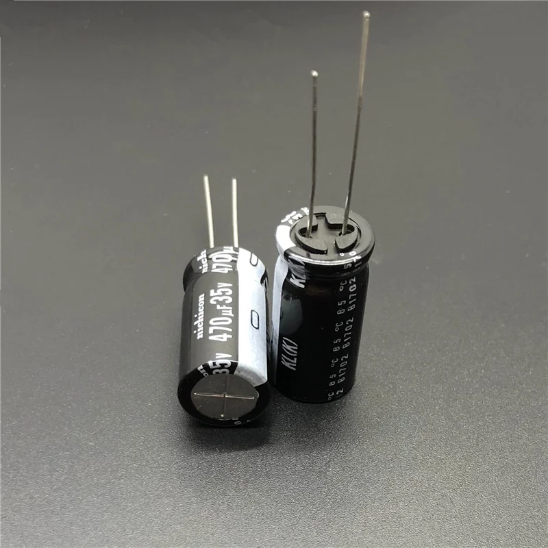10 шт. 470 мкФ 35 в NICHICON KL 12 5x25 мм 35V470uF низкая утечка тока Алюминиевый