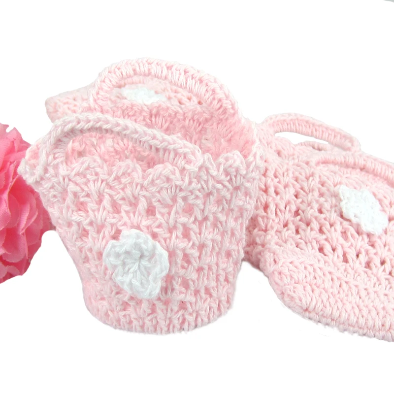 12 шт. миниатюрная вязанная крючком корзина ручной работы для детского праздника