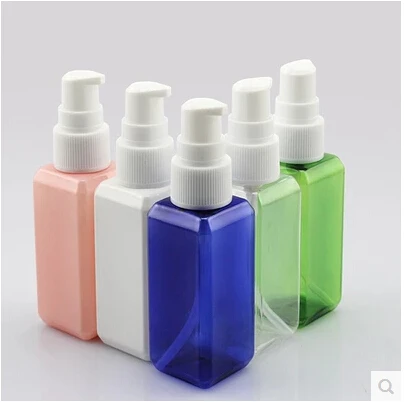 

50ML Square Pressed Duckbill Head Emulsion Points Trial Pack Sample PET Plastic Bottle 10PCS/LOT