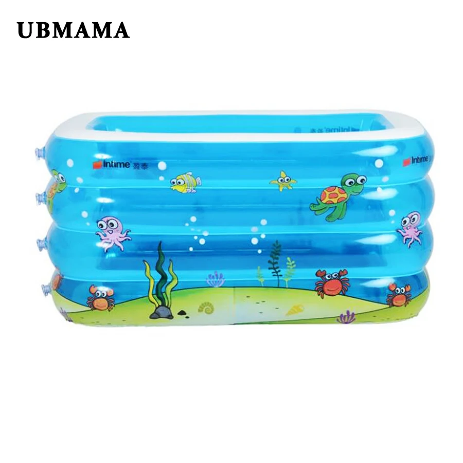 Четыре кольца надувной квадратный бассейн Детская ванна шаровая яма Летние