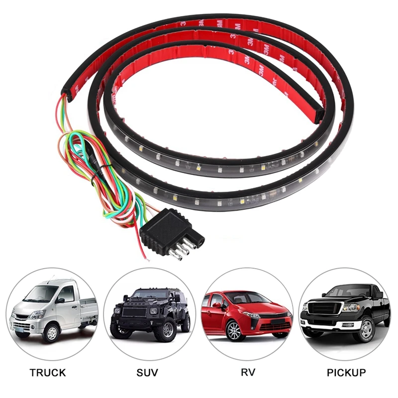 SITAILE Гибкая 12 В Автомобильная светодиодная сигнальная лампа полоса Свет задняя