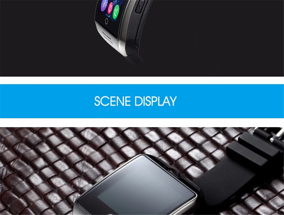 GEJIAN Q18 Шагомер Смарт часы с сенсорным экраном камера Поддержка TF карты Bluetooth smartwatch для Android IOS Телефон