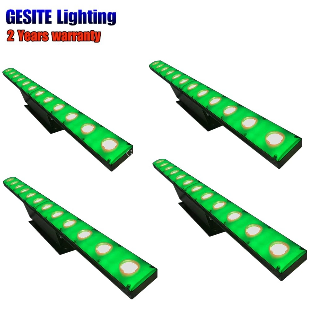 2 шт./лот 12x3 Вт белая светодиодная настенная шайба + 72 шт. RGB 3в1 SMD 5050 Светодиодная