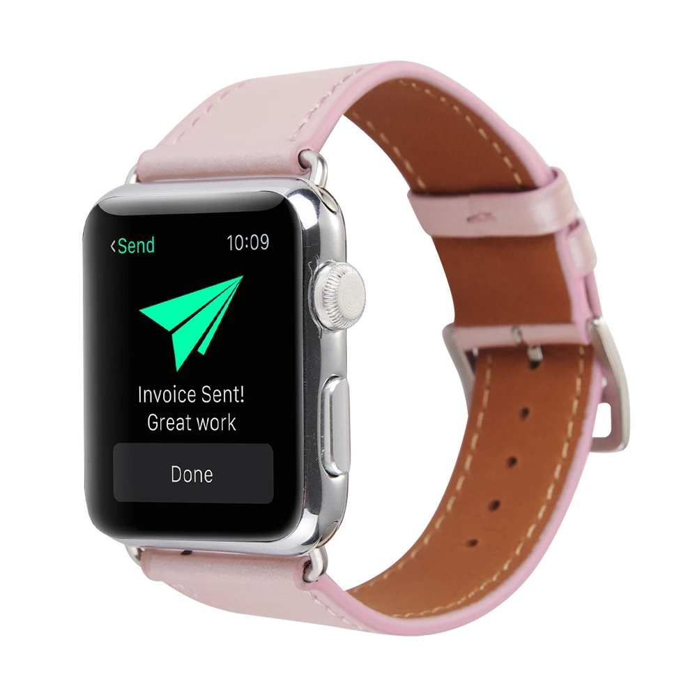 Стильный ремешок XAMS из искусственной кожи для Apple Watch Series 3 42 мм 38 браслет iWatch 2 1 с