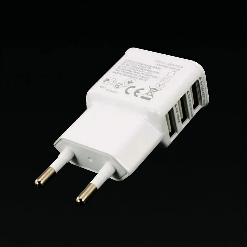 Лидер продаж тройное Зарядное устройство переменного тока 5 В 2 а с 3 USB портами для