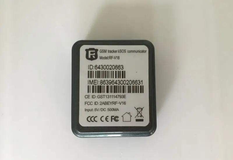 10 шт. мини RF-V18 отслеживания через веб-сайт/IOS/Android APP/SMS GSM трекер с бесплатной