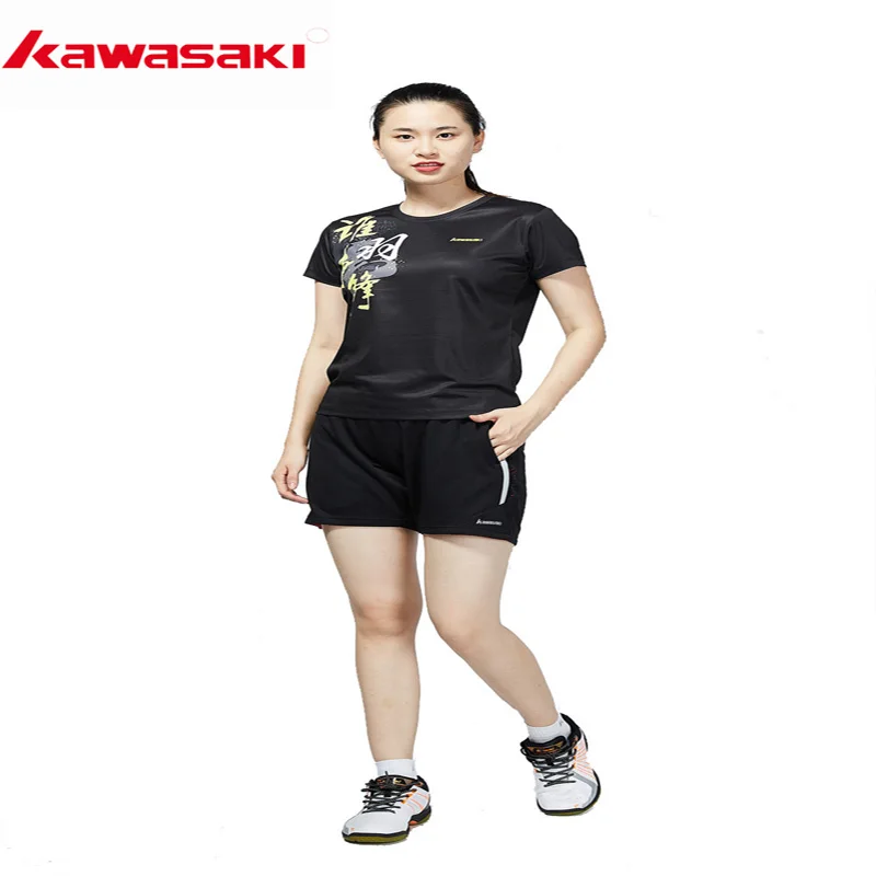Kawasaki дышащие эластичные шорты для бадминтона для мужчин и женщин трикотажные впитывающие пот летние спортивные шорты SP-T2602