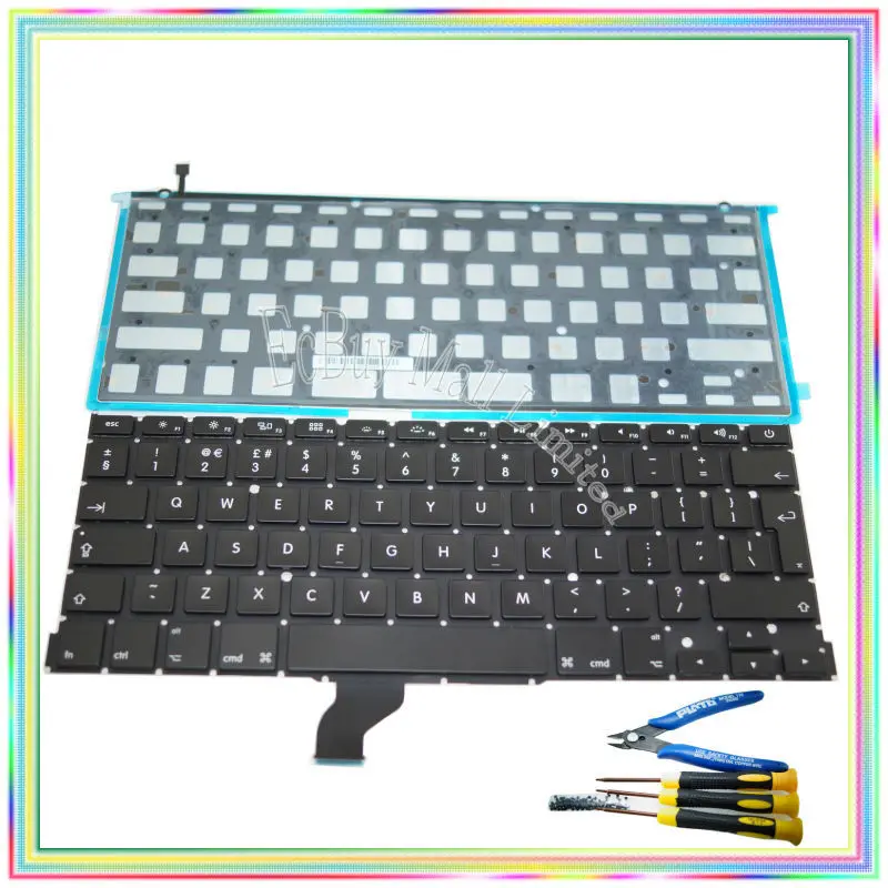 

Brand new UK Keyboard with Backlight & keyboard screws & screwdriver tools for Macbook Retina 13.3" A1502 2013 -15Years