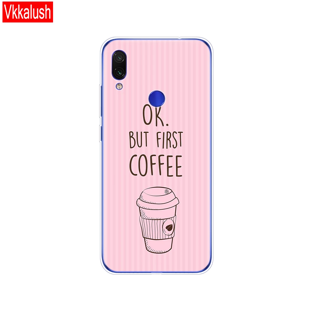 80014 Чехол для Xiaomi Redmi Note 7, силиконовый мягкий ТПУ с рисунком, чехол для Xiaomi Redmi Note 7 PRO, 6,3 дюймов, Fundas Coque Redmi Note7, чехлы - Цвет: 80014